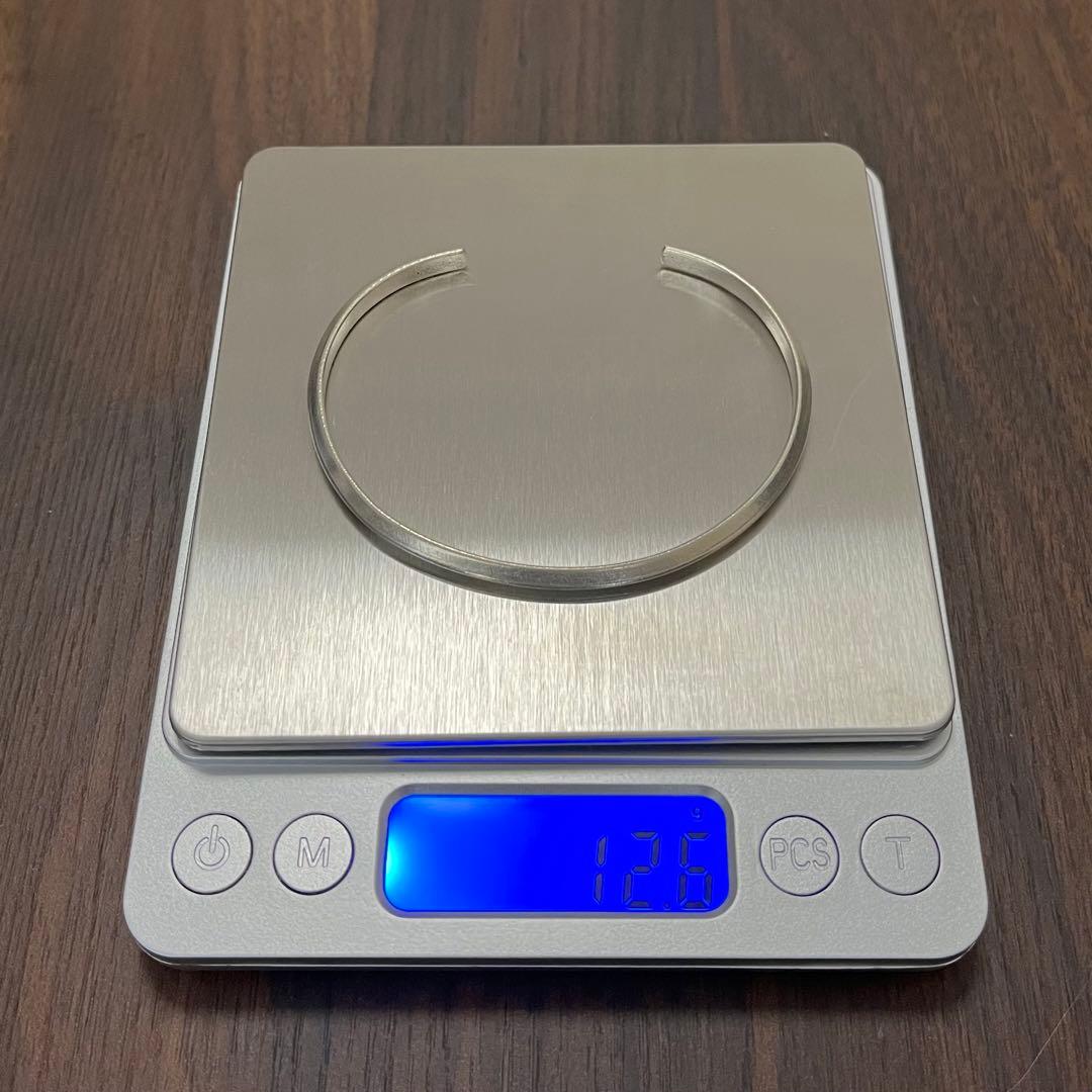 【新品・未使用】バングル カレンシルバー ハンドメイド 純銀97% カレン族