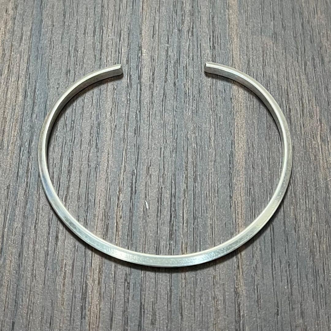 【新品・未使用】バングル カレンシルバー ハンドメイド 純銀97% カレン族