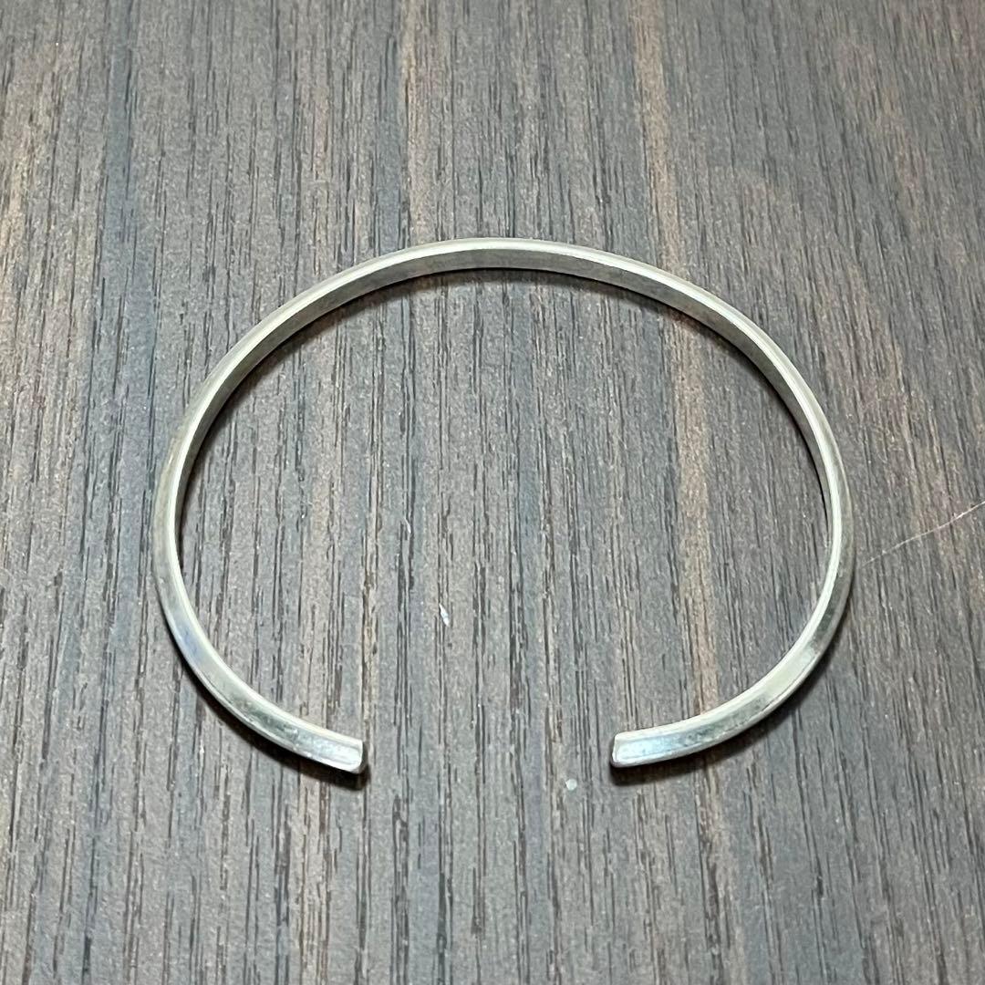 【新品・未使用】バングル カレンシルバー ハンドメイド 純銀97% カレン族