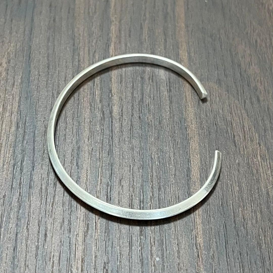 【新品・未使用】バングル カレンシルバー ハンドメイド 純銀97% カレン族