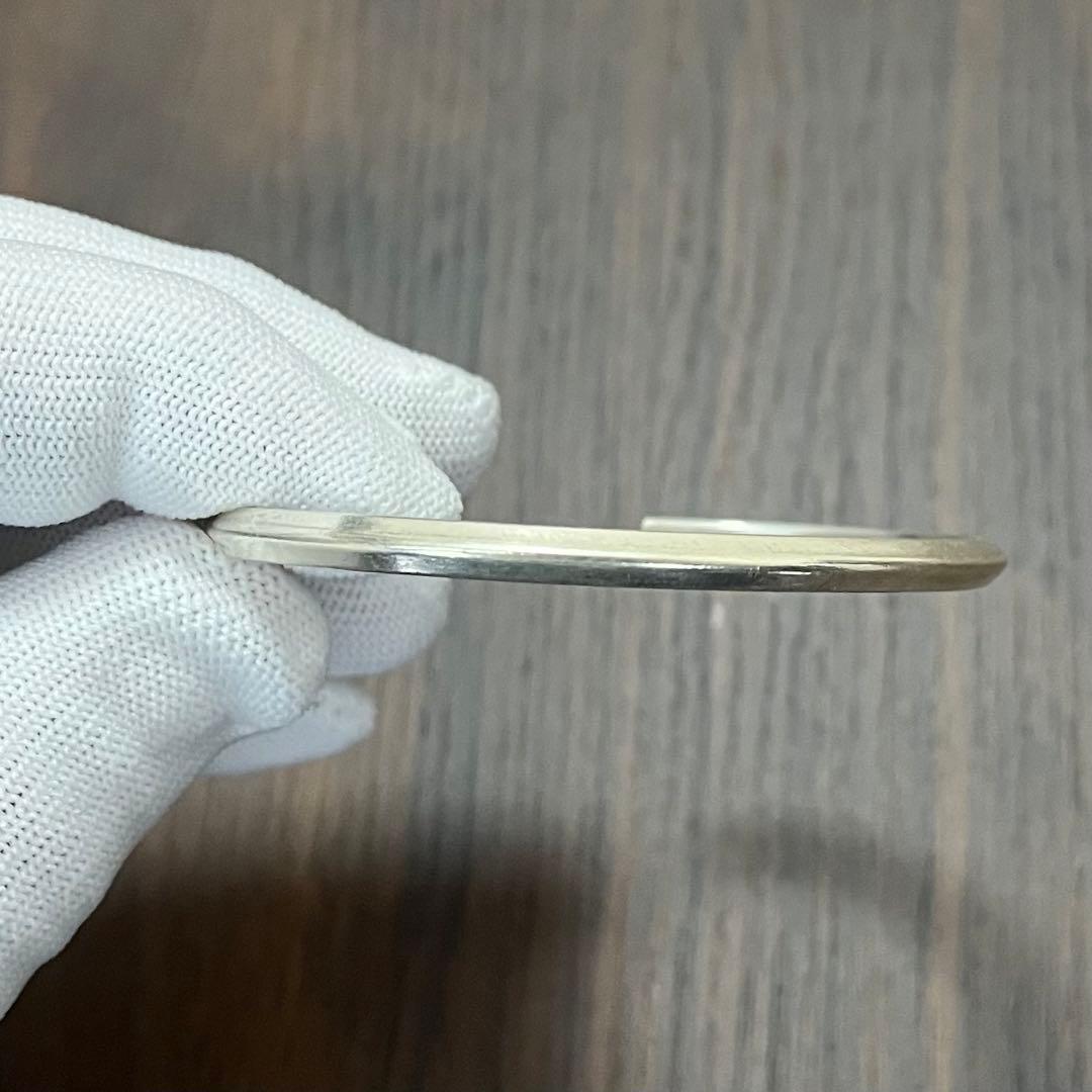 【新品・未使用】バングル カレンシルバー ハンドメイド 純銀97% カレン族