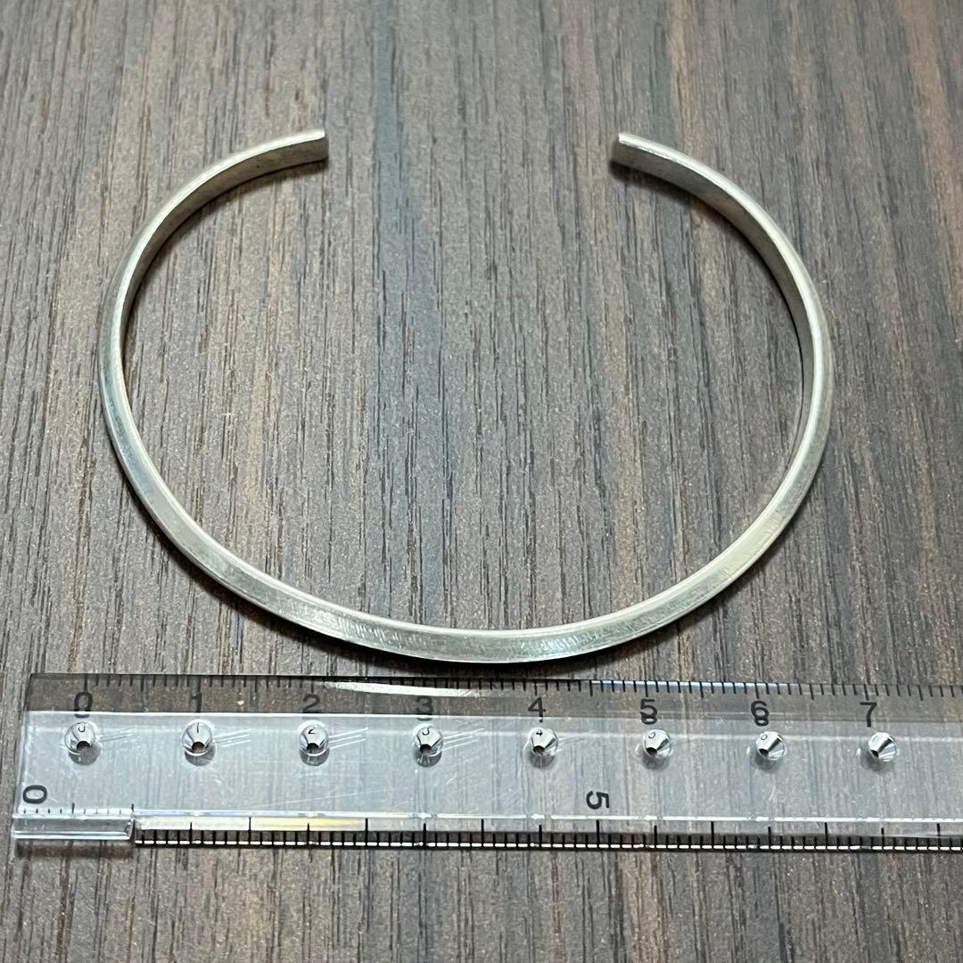 【新品・未使用】バングル カレンシルバー ハンドメイド 純銀97% カレン族