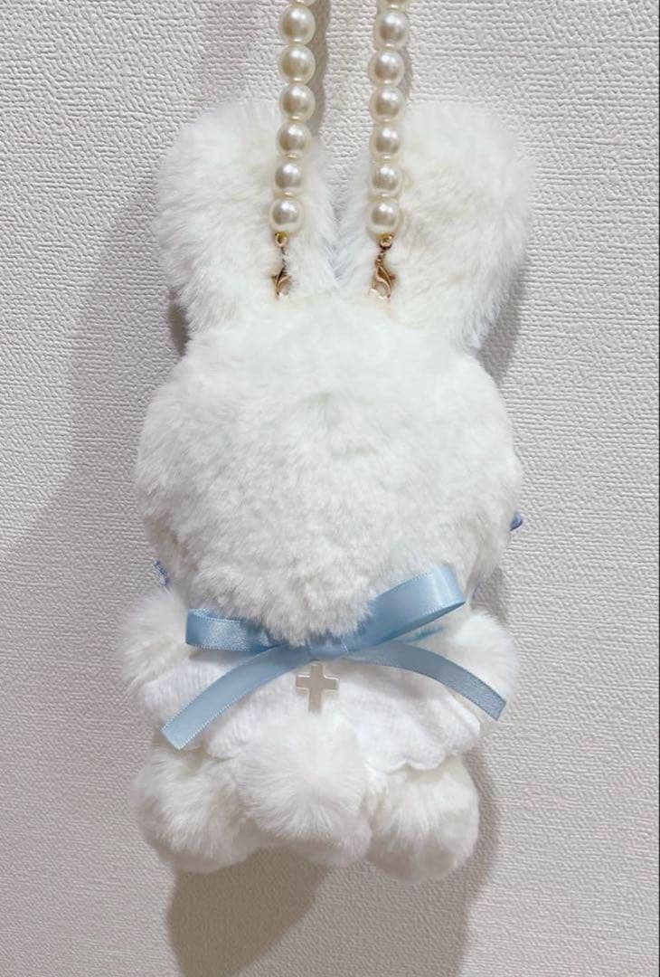 おすわり♥12~12.5cm♥ぬい服♥ちびぐるみ♥いつぬい♥うさぎ♥X65