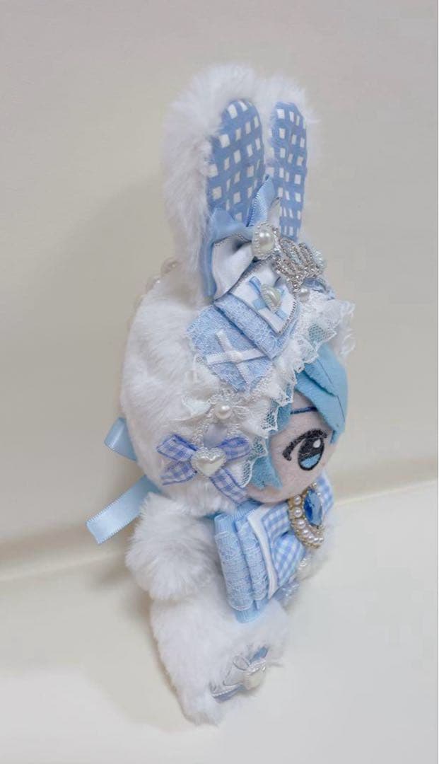 おすわり♥12~12.5cm♥ぬい服♥ちびぐるみ♥いつぬい♥うさぎ♥X65
