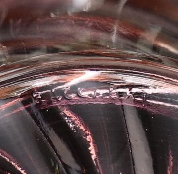 オールド・バカラ レア型 銀装飾 バンブーローズ 小物入れ 蓋物 アンティーク