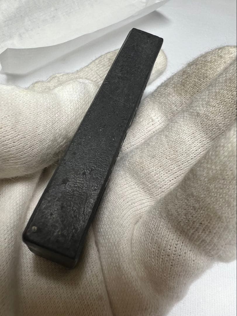 中華鑑賞骨董古墨一丁型16g 珍墨収集の方に！