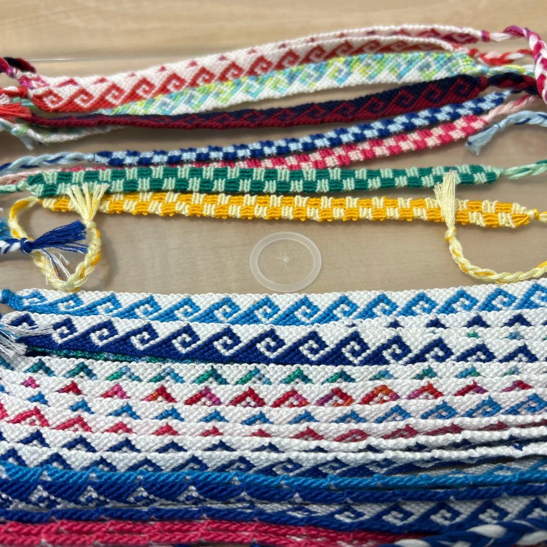 カラフル　ハンドメイド　ミサンガ　ブレスレット　セット　67本