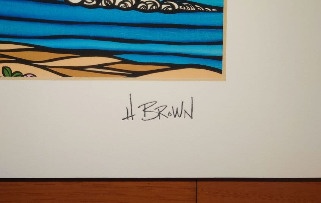 ✨美品✨ヘザー・ブラウン 額縁付き