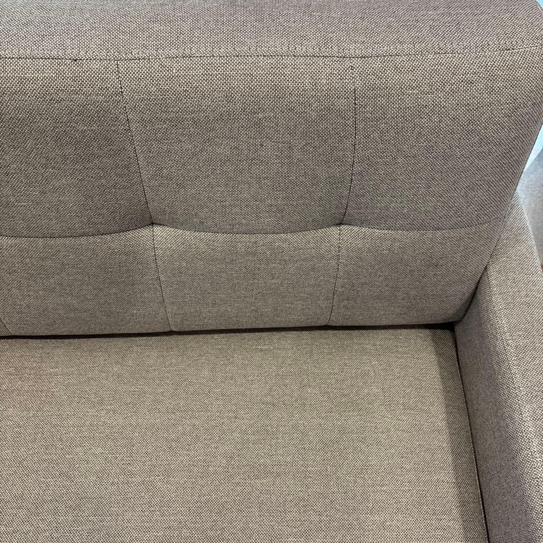 【ベルメゾン】 ファブリックソファー/2人掛け/ワイドソファ/ベージュ