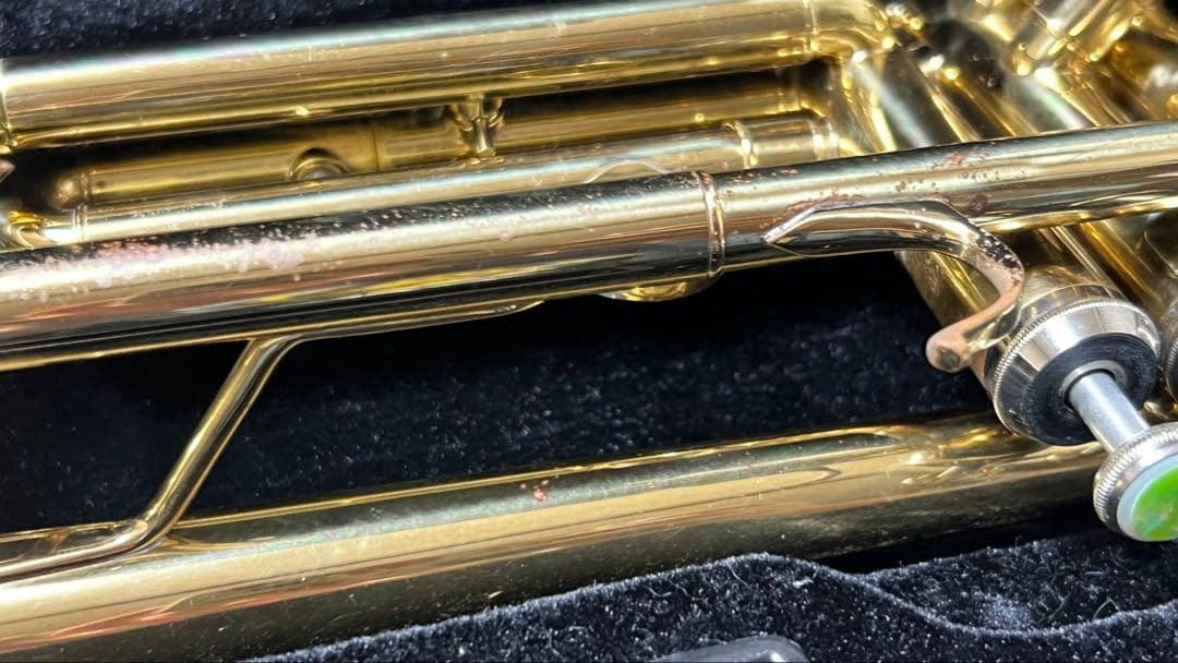 トランペット ゴールド 本体 ケース付き