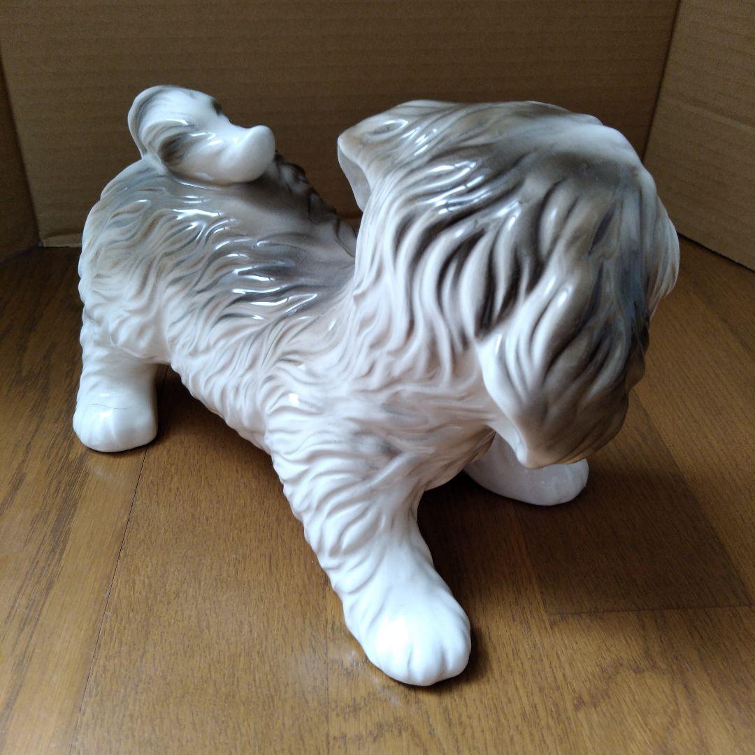 シーズー犬陶器製置物