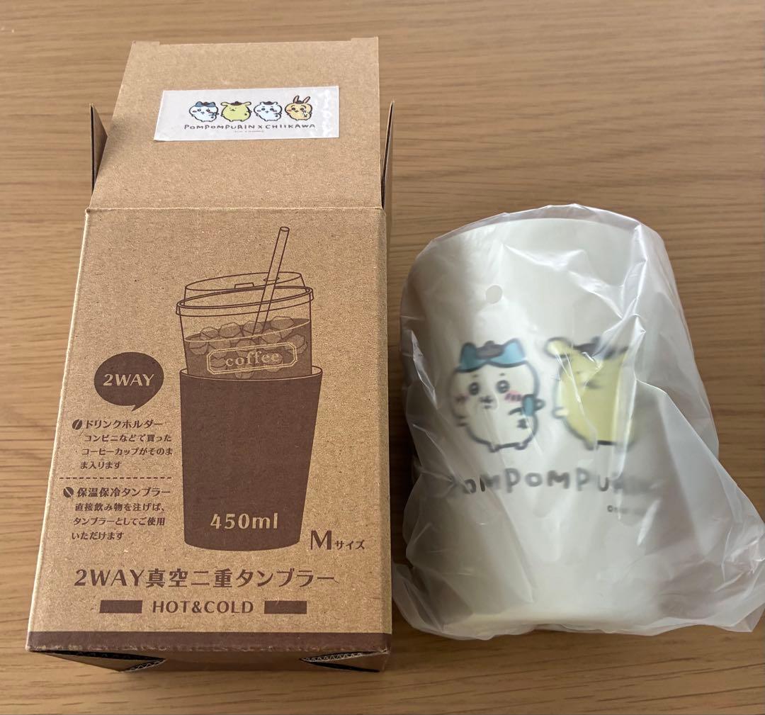 ちいかわ×サンリオキャラクターズ コンビニドリンクも入る保冷・保温タンブラー
