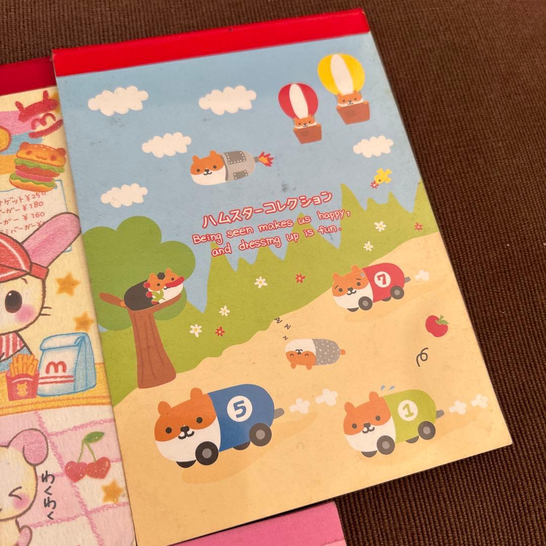 普*9様 平成レトロ　しゃぼんちゃん　しずくちゃん　なごみまくり　メモ用帳　8枚