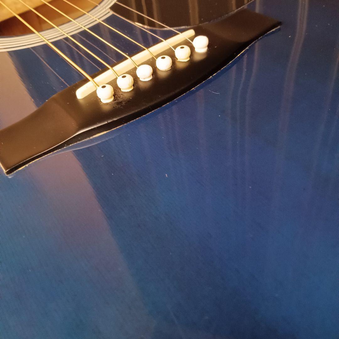 初心者 ビギナー 女性 アコギ アコースティックギター 青 ブルー