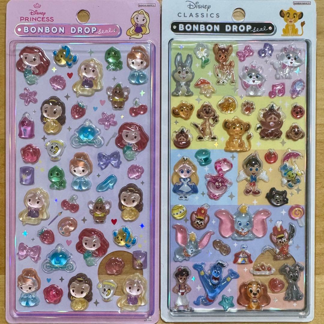 【正規品】ボンボンドロップシール ディズニー コンプリート 8種 クラシック