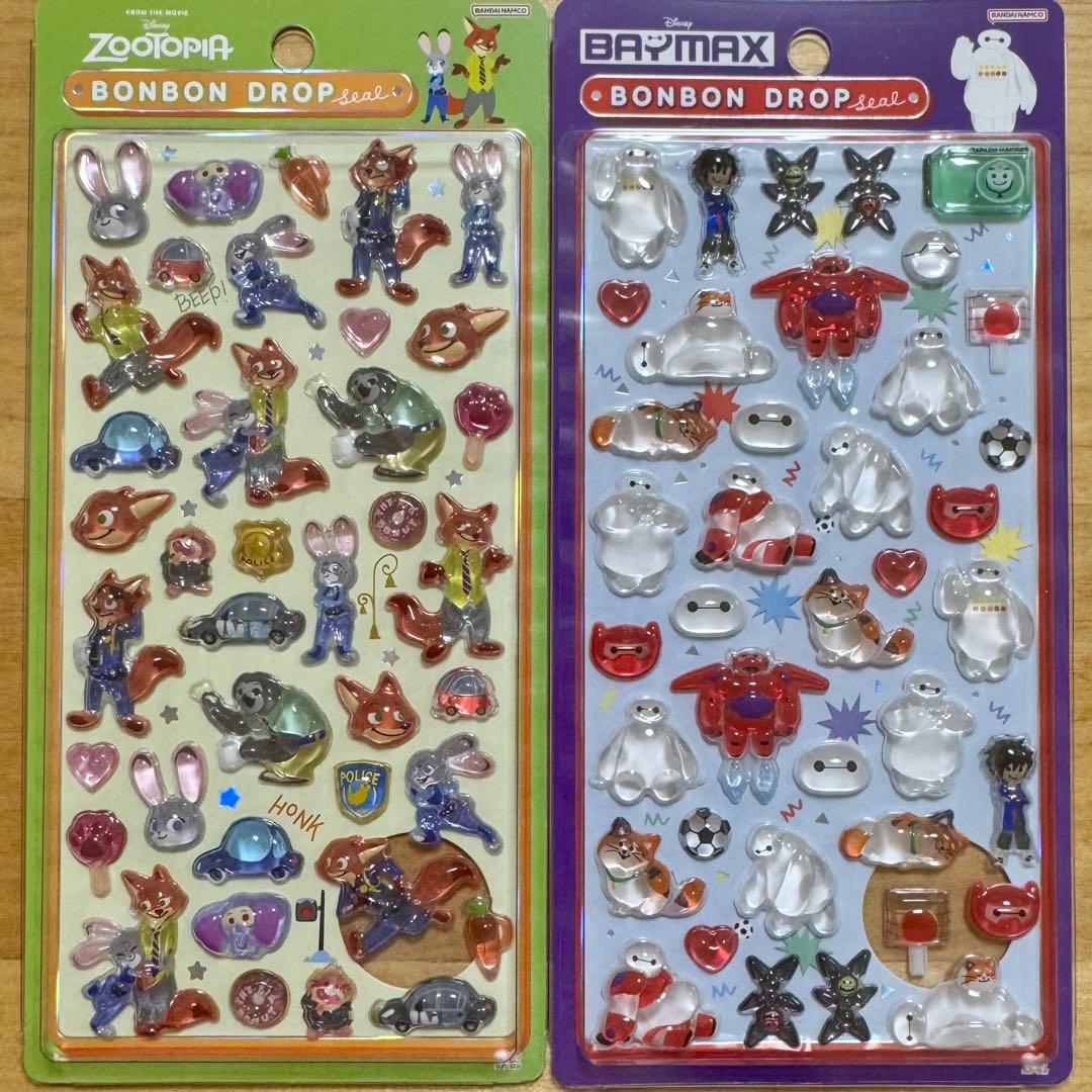 【正規品】ボンボンドロップシール ディズニー コンプリート 8種 クラシック