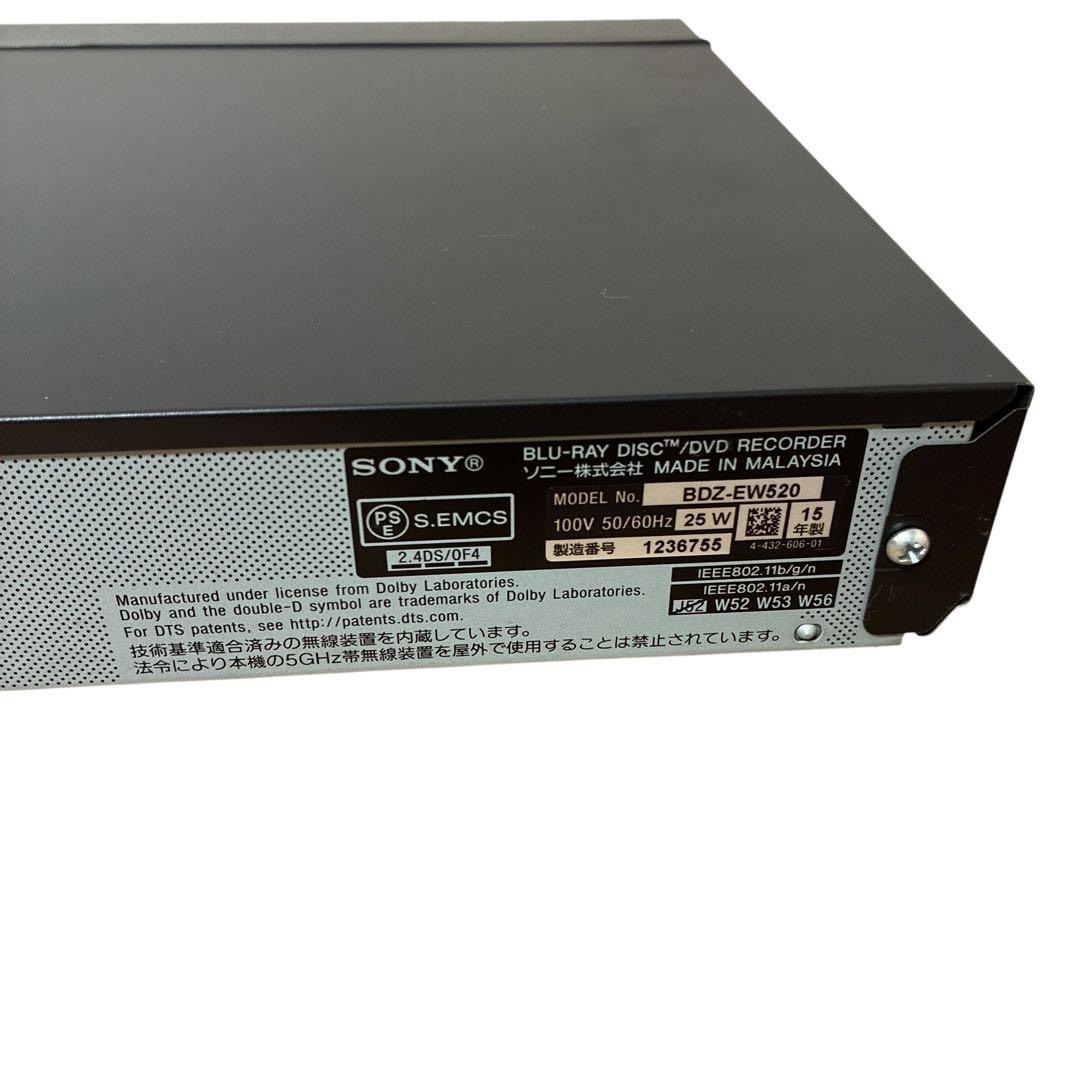 SONY BDZ-EW520 500GB ブルーレイレコーダー