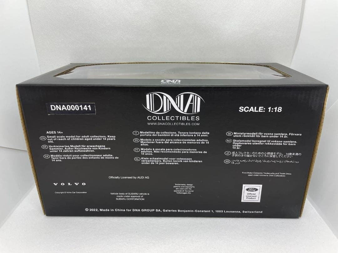 701-001 DNA 1/18 スバル XT 4WD Turbo ブラック