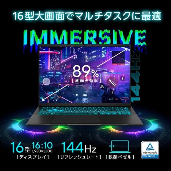 エイスース/ASUS Gaming V16 V3607VM/16型/Core7