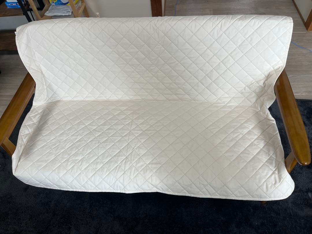 カリモク　kチェア2シーター　ブラック