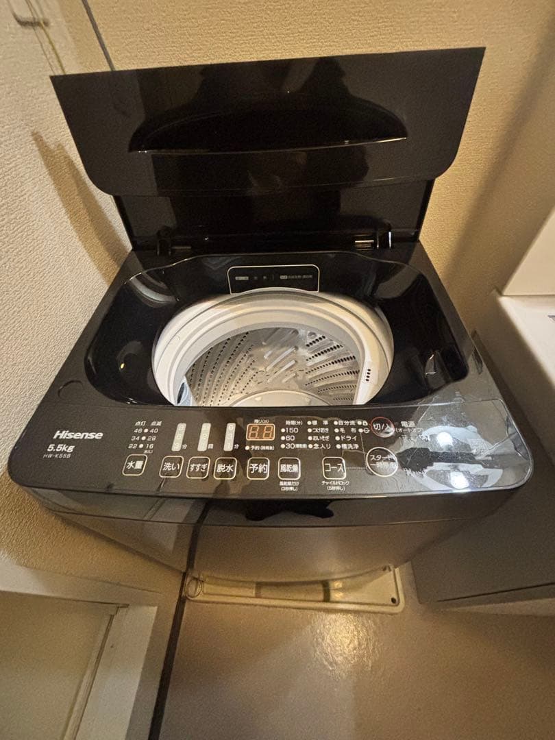 Hisense 縦型洗濯機 HW-K55B 5.5kg