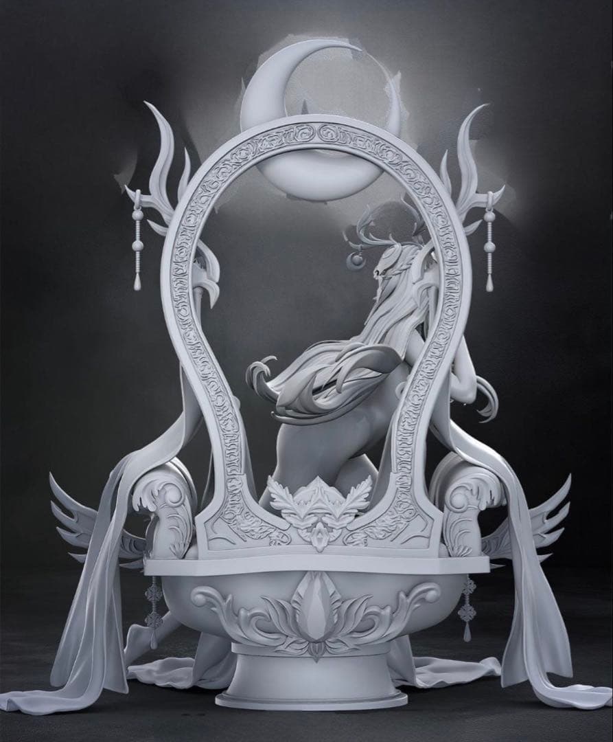 ラウマ　原神インパクト　フィギュア　ガレージキット　未塗装未組立　ガレキ　1/7