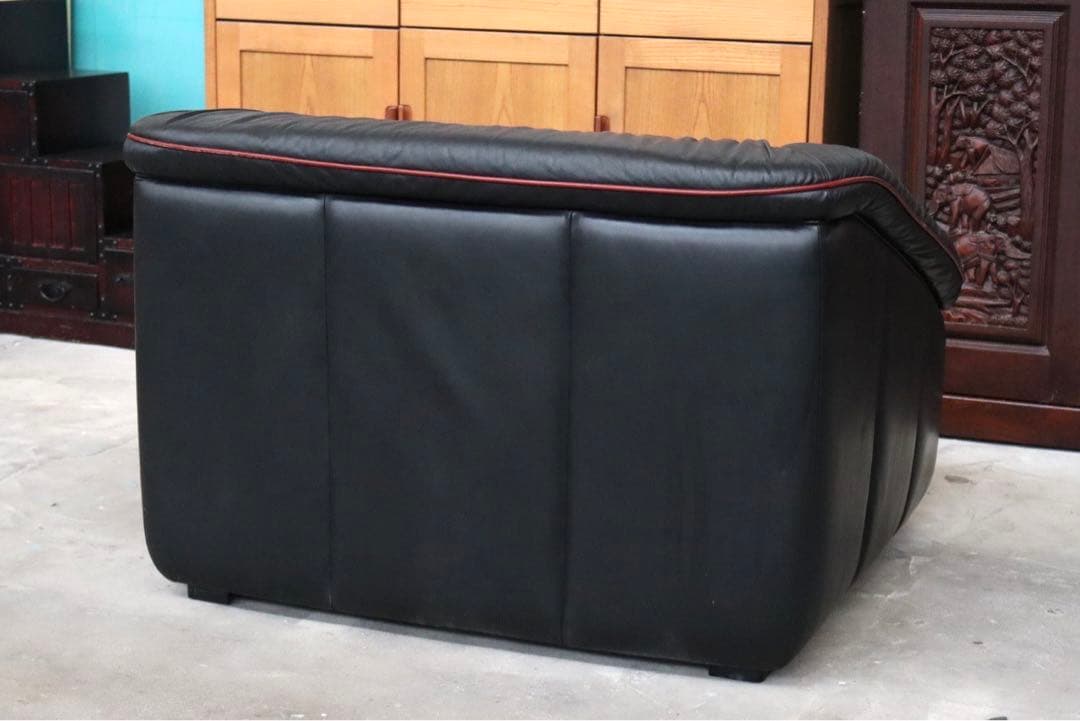 GMIS207B○イタリアモダン 1人掛けソファ シングルソファ アームソファ