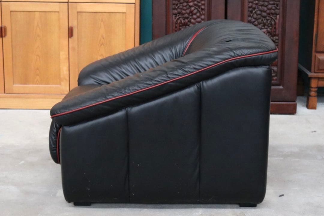 GMIS207B○イタリアモダン 1人掛けソファ シングルソファ アームソファ