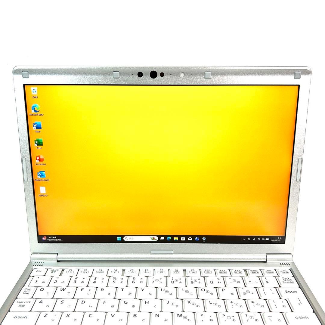 美品 Panasonic Let's note SV9 LTE バッテリー超良好