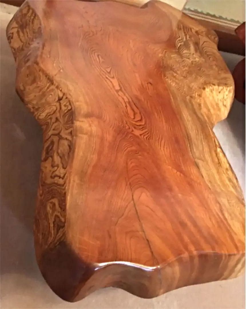 天然木一枚板　座卓②