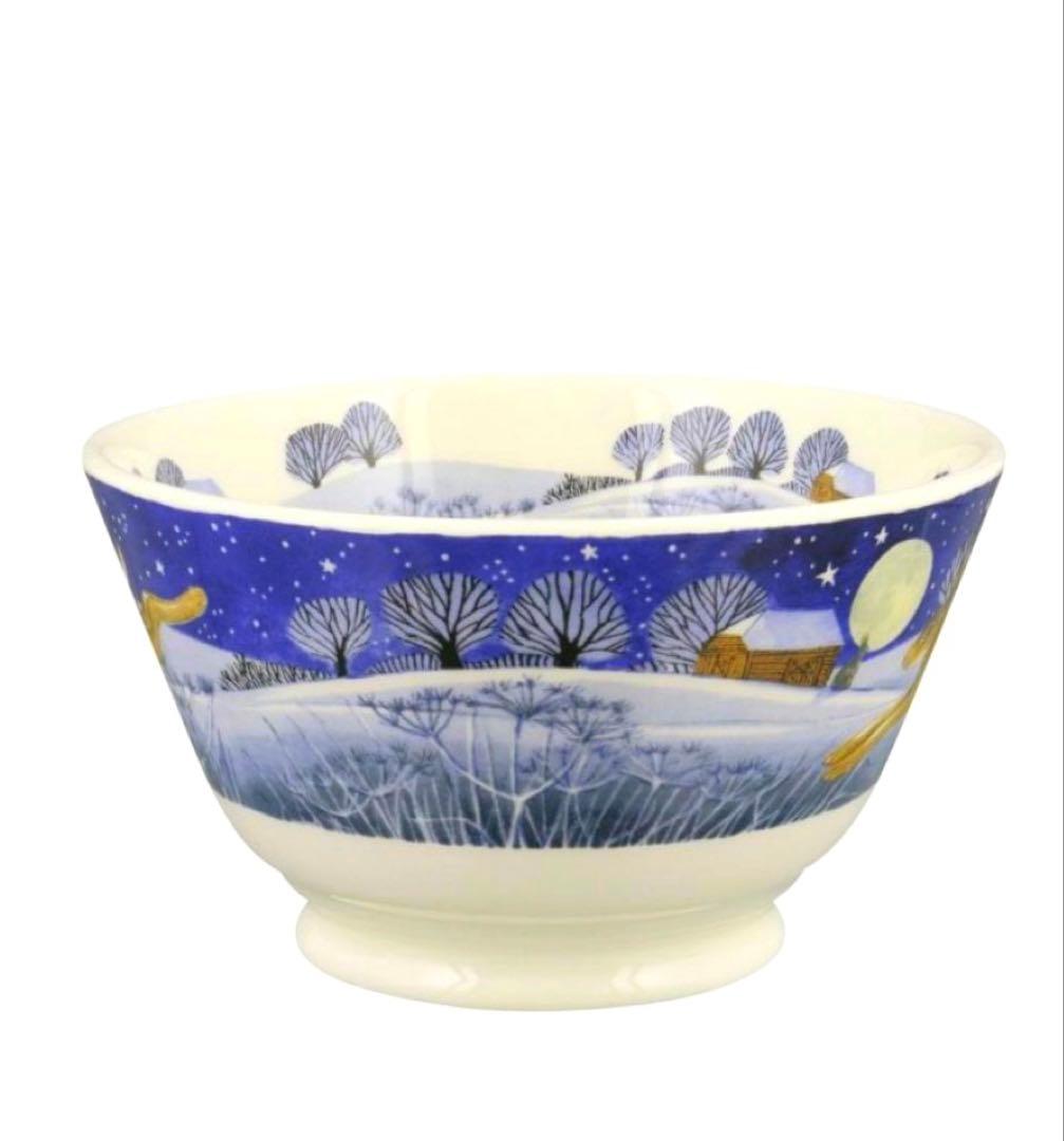 【新品】エマブリッジウォーター　ボウル　クリスマス　野うさぎ　ミッドナイトヘア