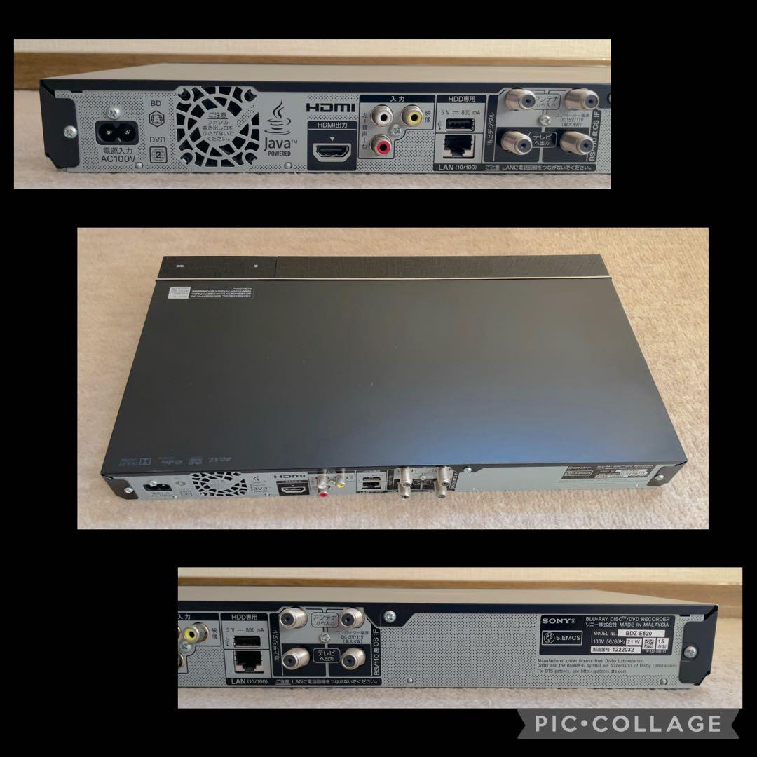 SONY BDZ-E520 Blu-rayレコーダー 500GB