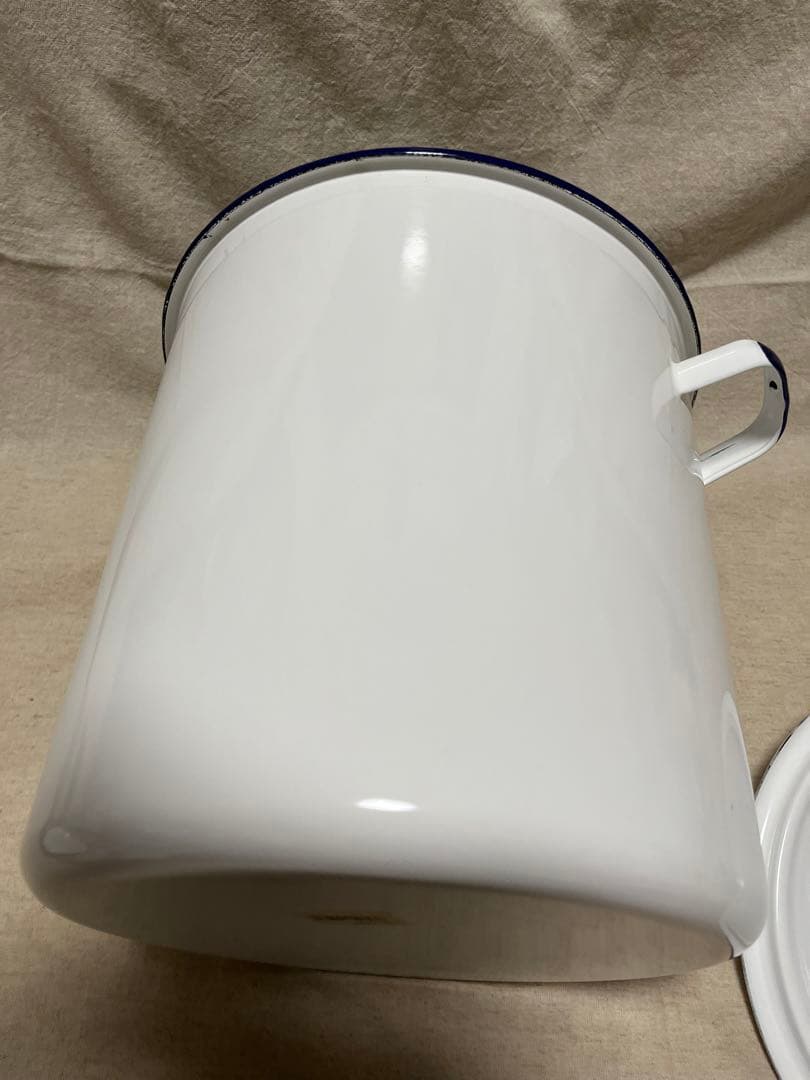 ホーロー缶 ホーローブレッド缶 ブレッド缶 大小セット ブルー