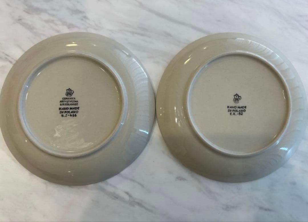ツェラミカ ポーランド食器 20cm プレート 2枚セット ポーリッシュポタリー