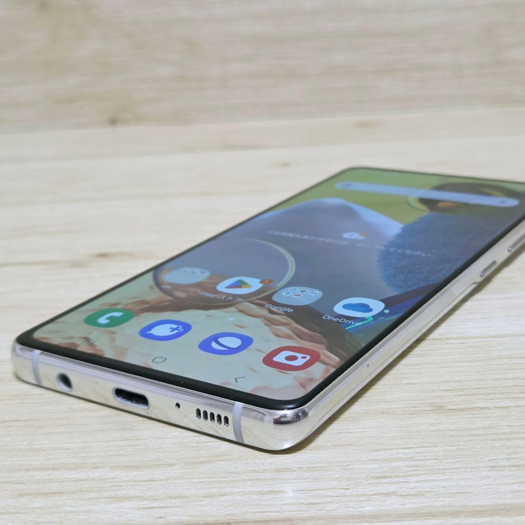 動作品【良好品】SIMフリー Galaxy A51 ホワイト au SCG07