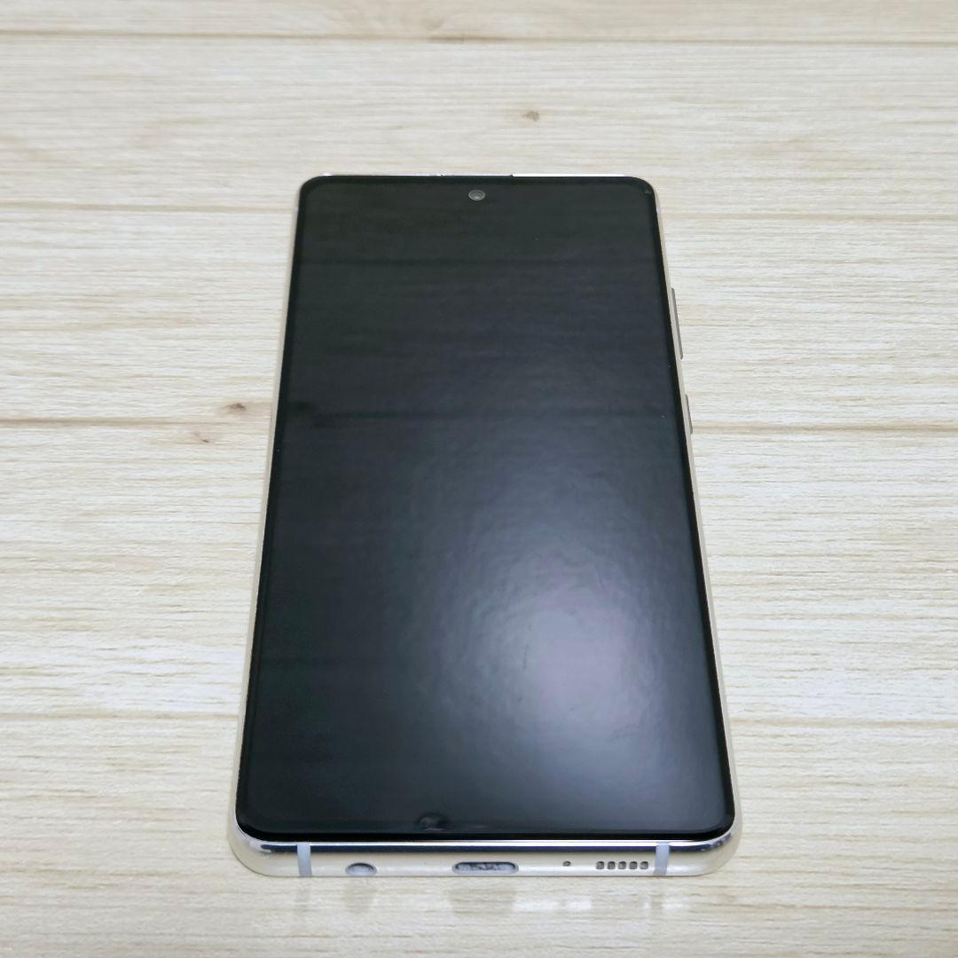 動作品【良好品】SIMフリー Galaxy A51 ホワイト au SCG07