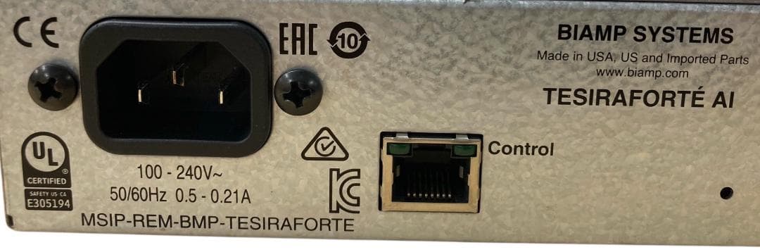 ★良品★ BIANP デジタルオーディオサーバー Tesira FORTE AI