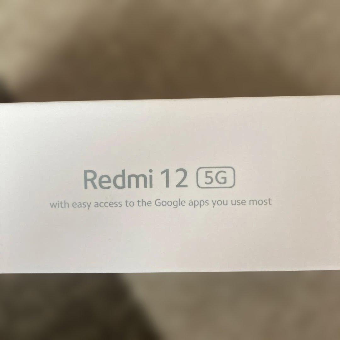 スマートフォン本体 Redmi 12 5G Moonlight White 4GB/128GB