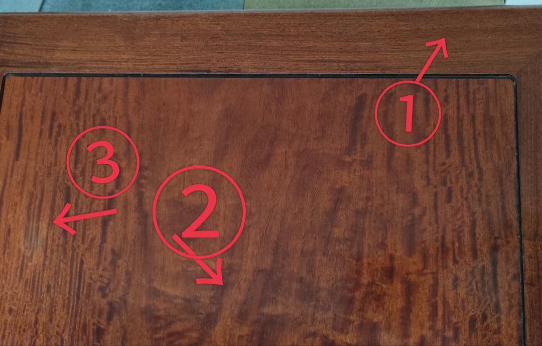 座卓/ローテーブル/唐木指物 指物師光一作 紫檀高級座卓