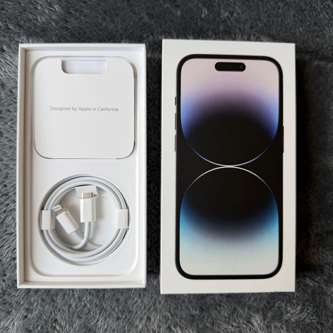 【付属品有】iPhone 14 Pro 256GB スペースブラックSIMフリー