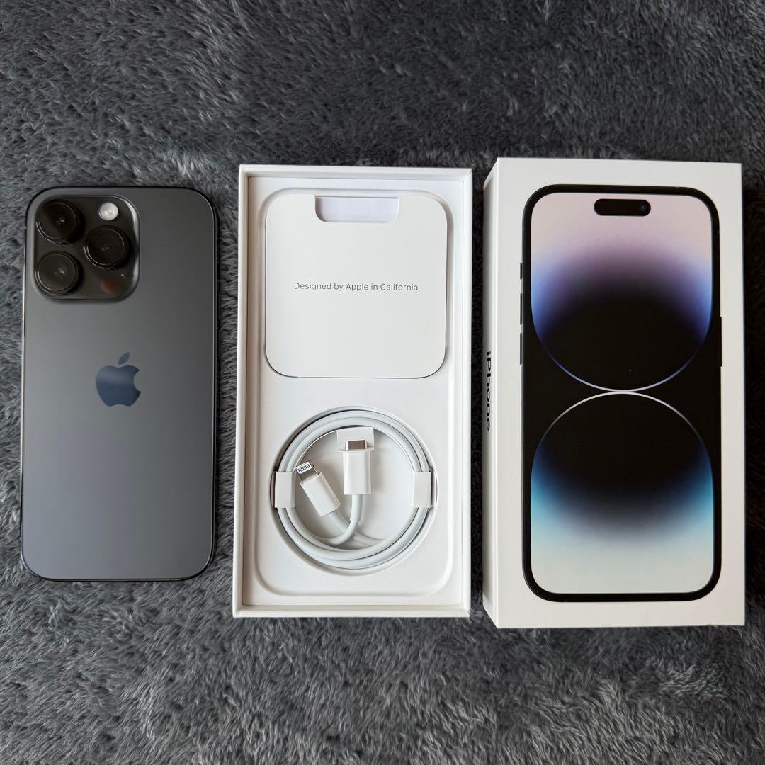 【付属品有】iPhone 14 Pro 256GB スペースブラックSIMフリー