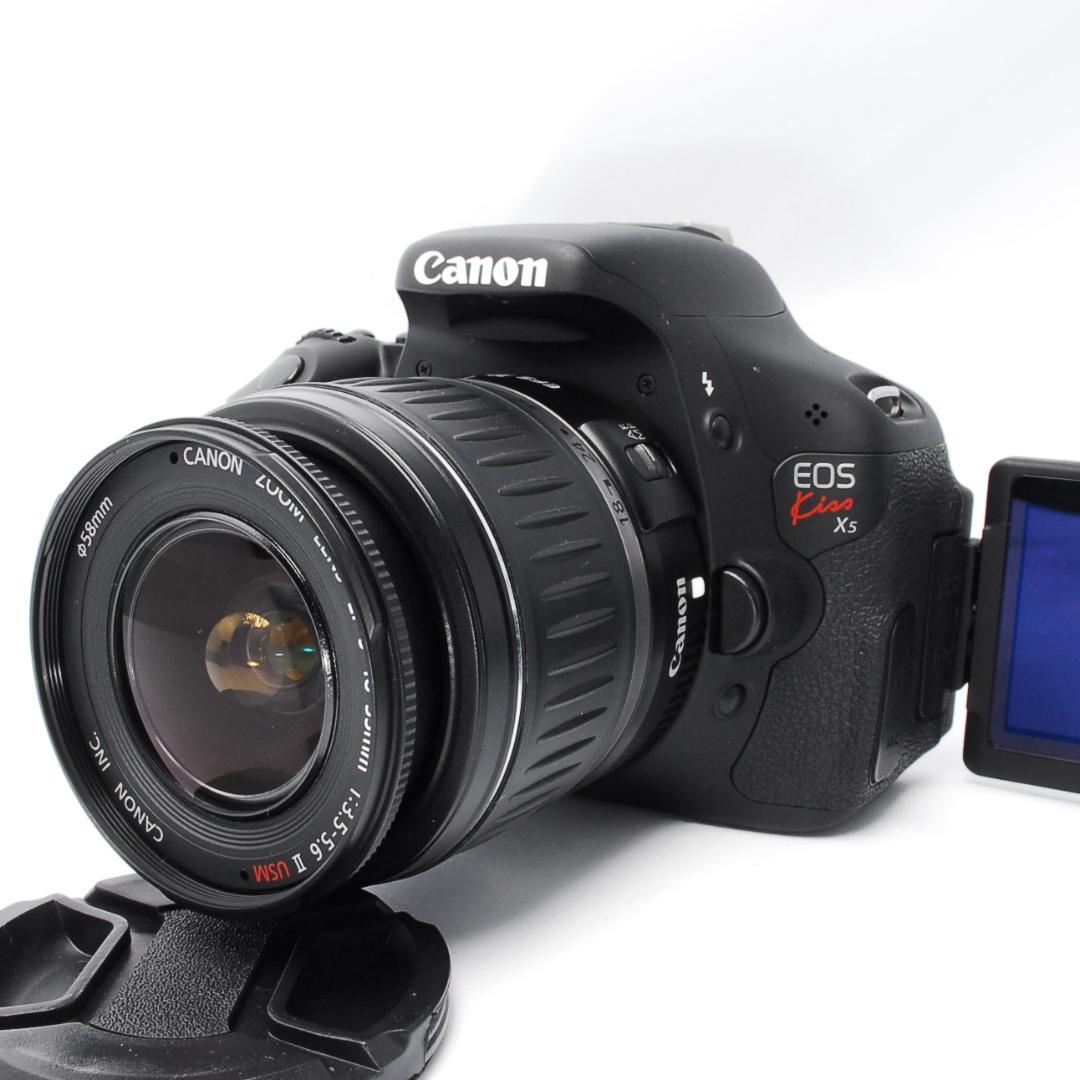 Canon kiss X5 一眼レフ☆デビュー向け☆付属品付き☆使用感少ない美品