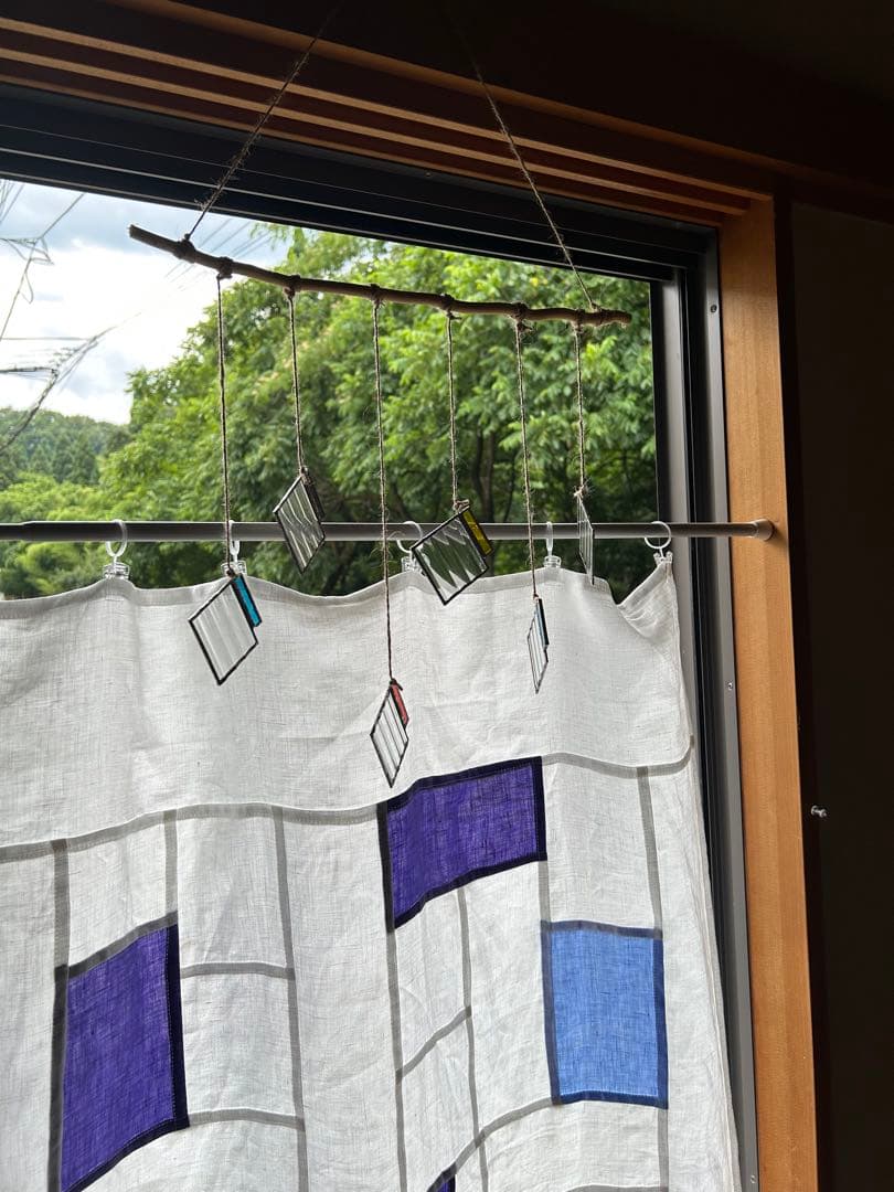 「キキョウ」麻ポジャギ