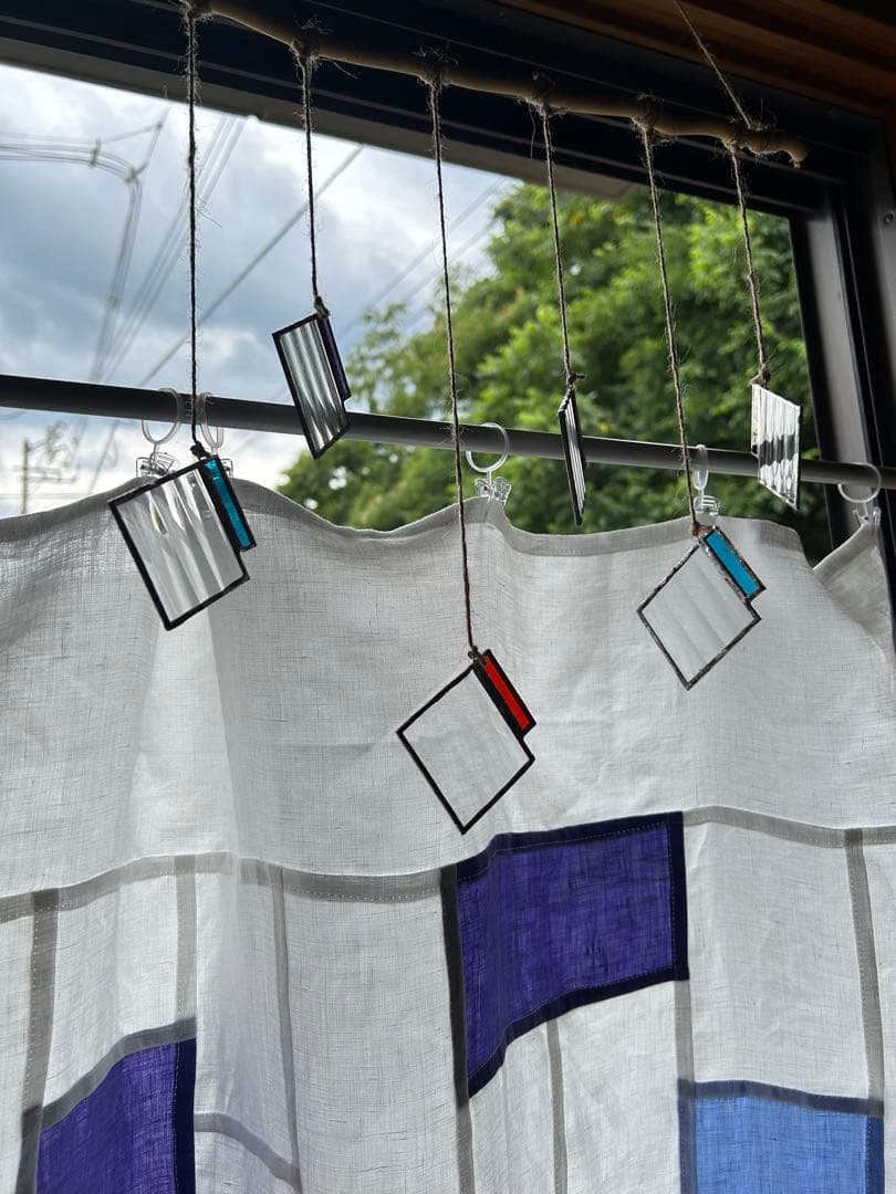 「キキョウ」麻ポジャギ