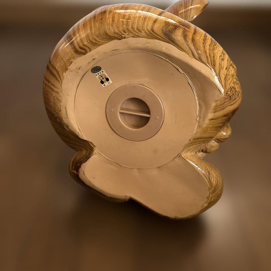 木目調ミッキーマウス 貯金箱　35㌢