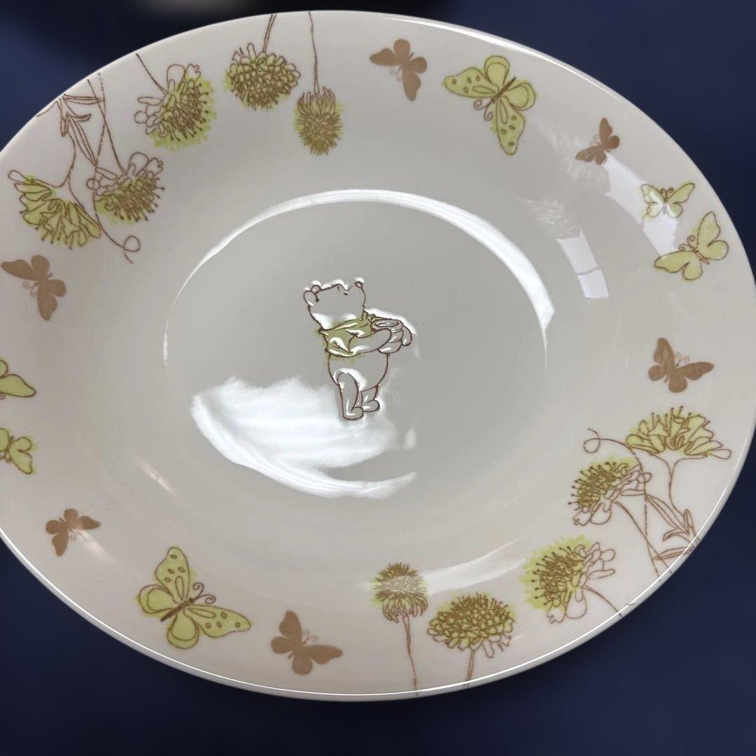 【新品未使用】プーさん　マグカップ4個セット&パスタカレー皿 6枚セット