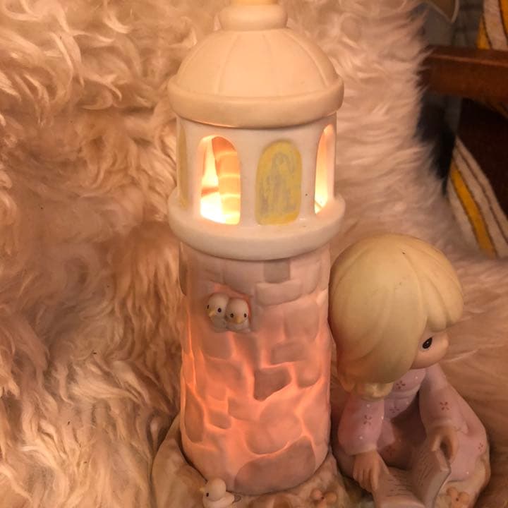 置物 90s  Precious Moments Light fixture