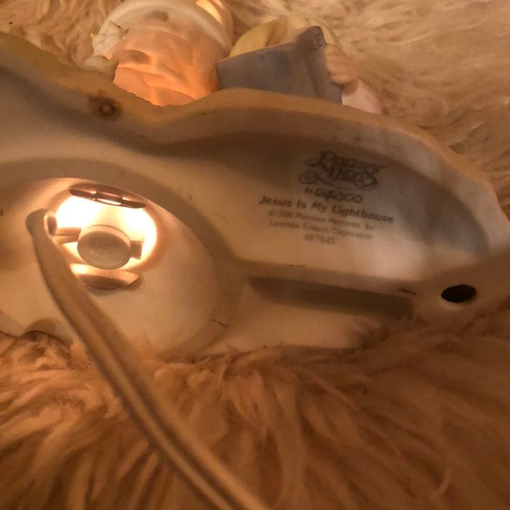 置物 90s  Precious Moments Light fixture