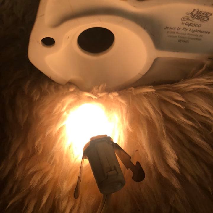 置物 90s  Precious Moments Light fixture