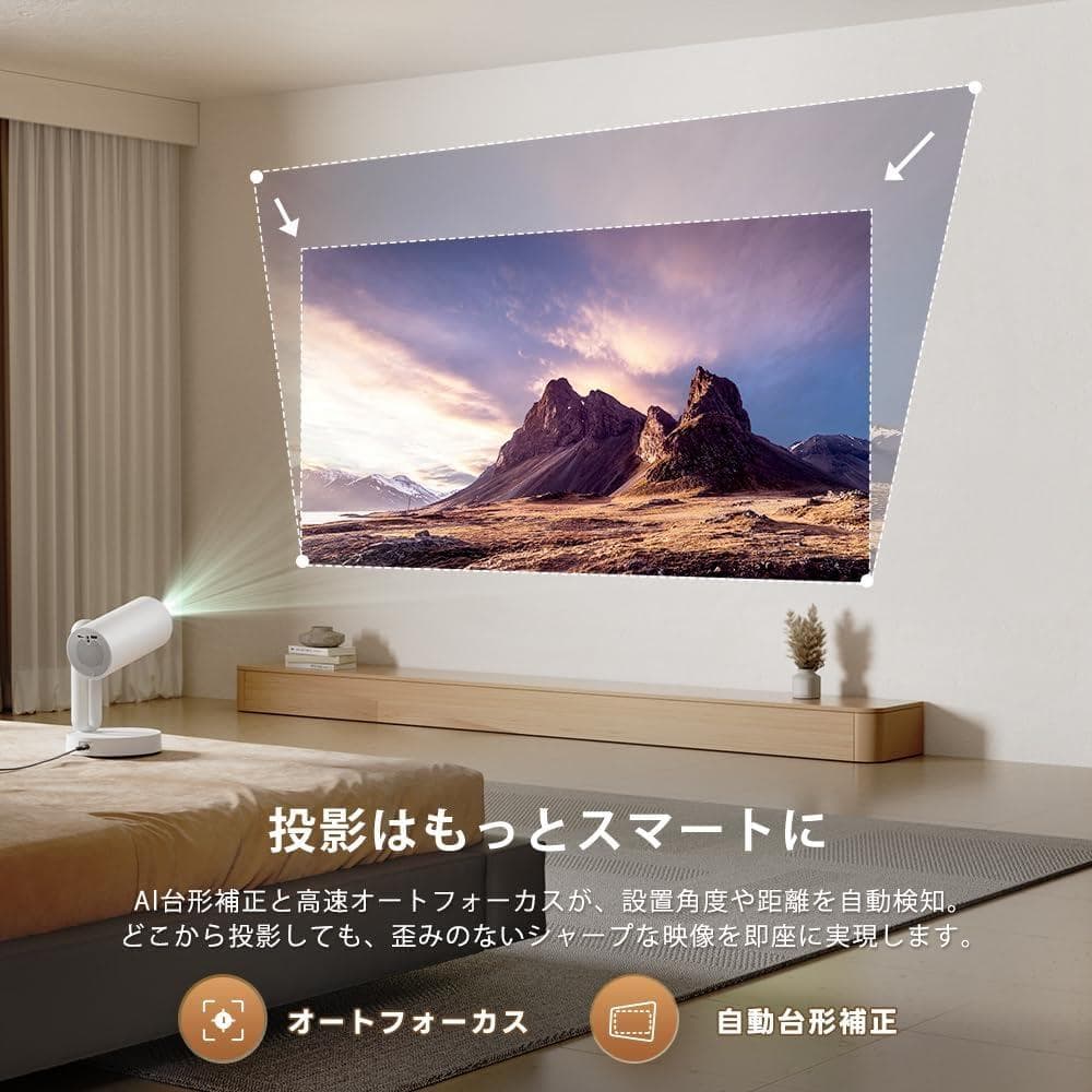 SPAさま❣️ ETOE⭐️プロジェクター Google TV搭載 Netflix